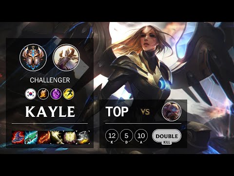 Kayle Top vs Poppy - KR Challenger Patch 10.13