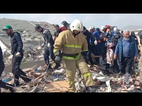 Russian service station blast rescue effort as death toll rises to 13 | AFP
