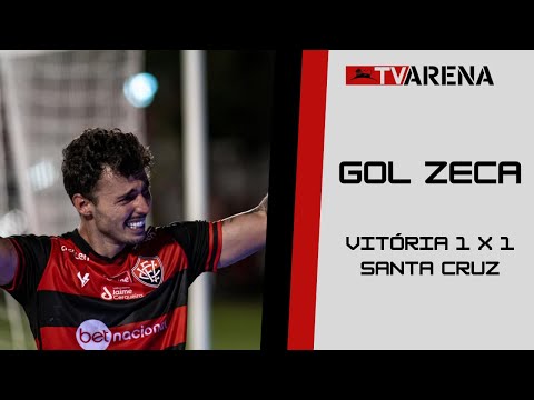 GOL DE ZECA! Vitória 1x1 Santa Cruz | TV Arena