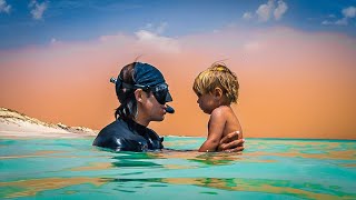 STUCK IN A DUST STORM!! 14 Days in Australia during the Pandemic w Kids, Shark Dives, and Manta Rays