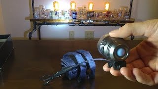 Bright Eyes 1200 Lumen Headlight Unboxing
