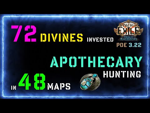 Another 48 maps using WINGED Scarabs and ENRAGED Strongbox Monsters | 48 Map Test Ep.6 | PoE 3.22