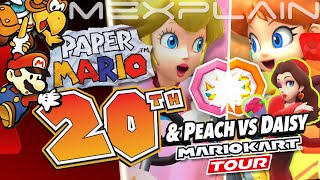 Paper Mario Turns 20 in NA + Peach Vs. Daisy Announced in Mario Kart Tour (& Valentines Day Pauline)