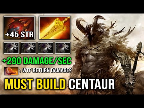 You MUST Build this on Centaur For Easy MMR +290 Damage Per Sec Radiance OP Centaur Carry Dota 2