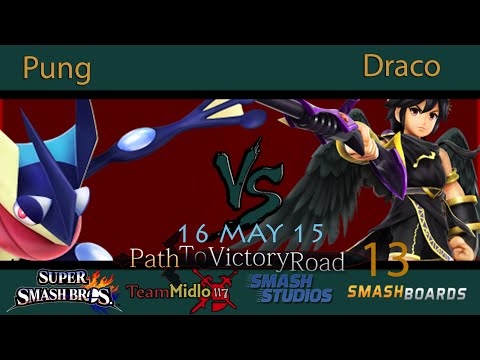 PTVR13 - Pung (Greninja) Vs. Draco (Dark Pit) SSB4 Tournament Smash 4 Wii U