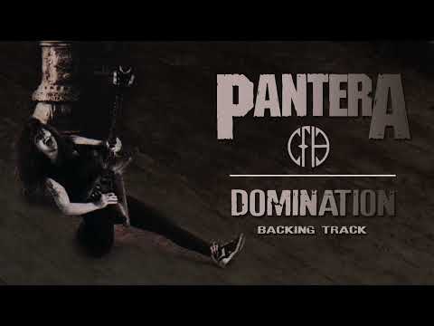 Pantera - Domination - Guitar Backing Track with Vocals