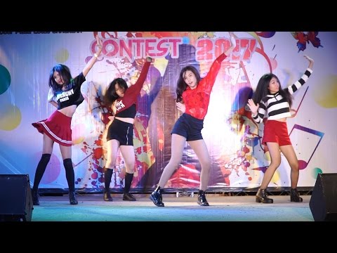 170114 TERRIBLE cover BLACKPINK - PLAYING WITH FIRE + WHISTLE @ The Outdoor Plaza (Audition)