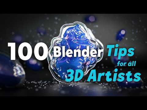 100 Tips For Blender To Become Pro in 2024