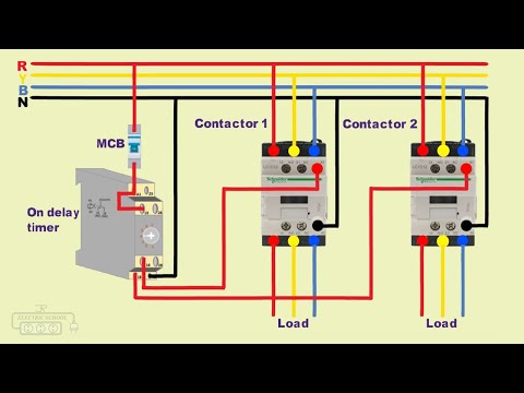 Electric Series line testing board connection animation video