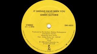 Gwen Guthrie ‎- It Should Have Been You (Larry Levan Mix) (1982)
