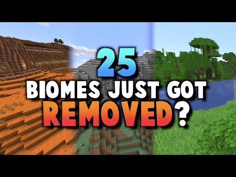 ibxtoycat - How & Why Did Minecraft Rename or Remove 25 Biomes? 1.18