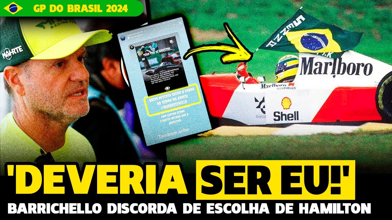 BARRICHELLO CRIA POLÊMICA E VAI CONTRA HAMILTON PILOTAR CARRO DO SENNA | FÓRMULA 1 | GP EM CASA+