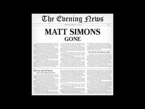 Gone - Matt Simons