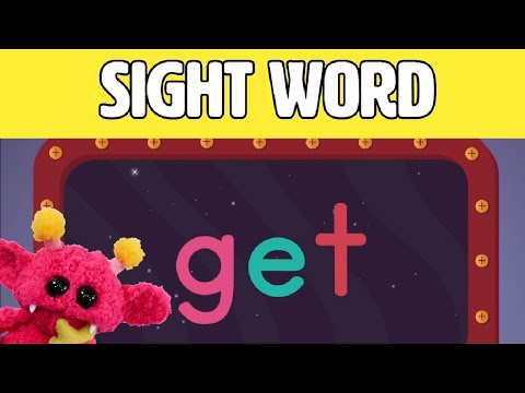 GET - Let's Learn the Sight Word GET with Hubble the Alien! | Nimalz Kidz! Songs and Fun!