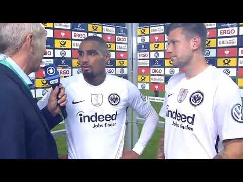 Kevin Prince Boateng kämpft mit den Tränen nach sensationellem DFB Pokalsieg 2018