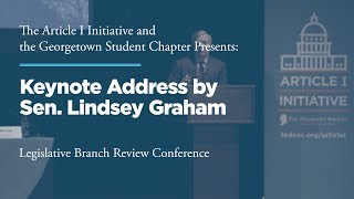 Click to play: Keynote Address by Sen. Lindsey Graham