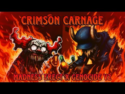 [FNF MASHUP] Crimson Carnage | Madness Erect x Genocide V2 [Tricky vs. Tabi]