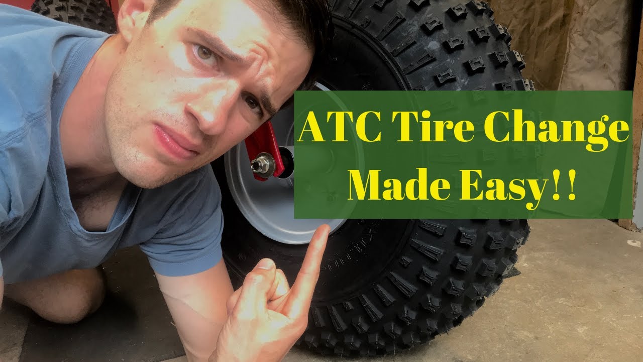Honda ATC 3 Wheeler Tire Change MADE EASY!