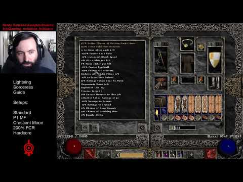 D2R Prep Guide #2 - Lightning Sorceress - All Setups - Stats/Skills/Gear/Areas/Demos