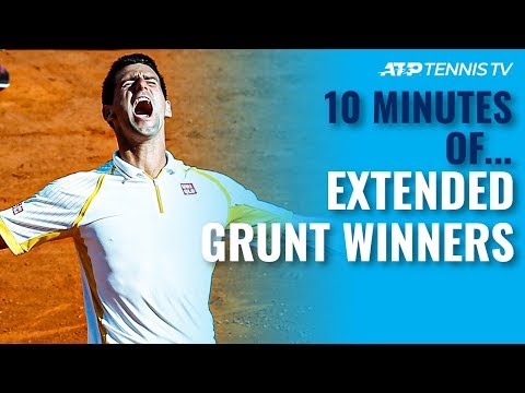 10 MINUTES OF: Extended Grunt ATP Tennis Winners