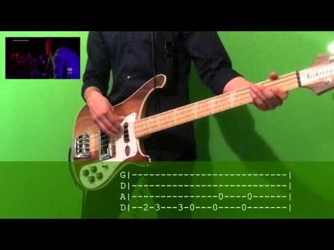 twenty one pilots Stressed Out Bass Cover with tab