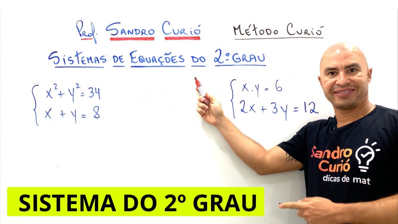 RÁPIDO E FÁCIL | SISTEMAS DE EQUAÇÕES DO 2º GRAU