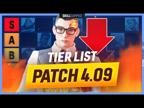NEW Agent Tier List Patch 4.09 - Chamber is TERRIBLE??? - Valorant Guide