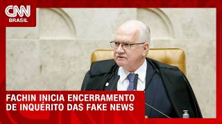 Vídeo: Fachin arquiva cinco investigações ligadas ao inquérito das fake news | CNN 360º