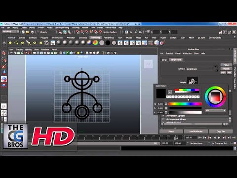 CGI 3D VFX Tutorial : "Creating Crop Circles with Paint Effects and Fur" - by HD