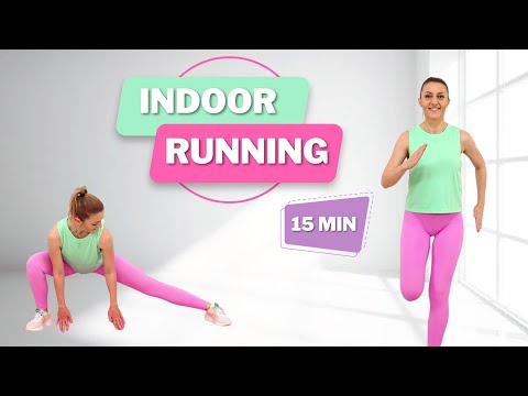 🔥15 Min Indoor Running Workout🔥// Run in Place Workout // At Home Jogging Cardio Workout🔥