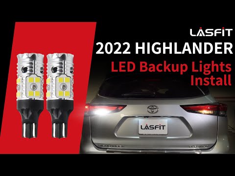 2022 Highlander Backup Reverse Light LED Bulbs Upgrade - Install & Review