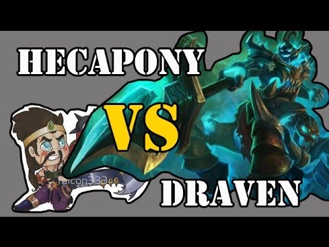 LOL Hecarim VS Draven FIGHT TO THE DEATH [Summoners Rift]
