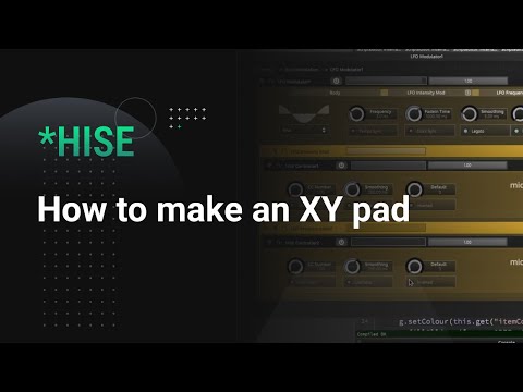 How to make an XY pad in HISE