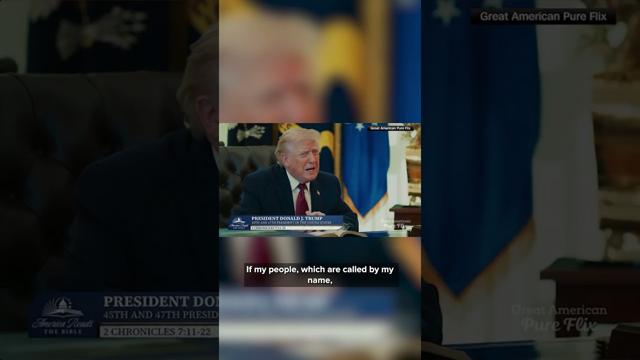 President Trump participates in America Reads the Bible