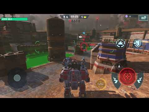 Arthur Cyclone Beta VS Minos Retalator Beta War Robots Remestered