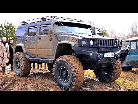 Testing HUMMER H2 on the most EXTREME off-road trail.