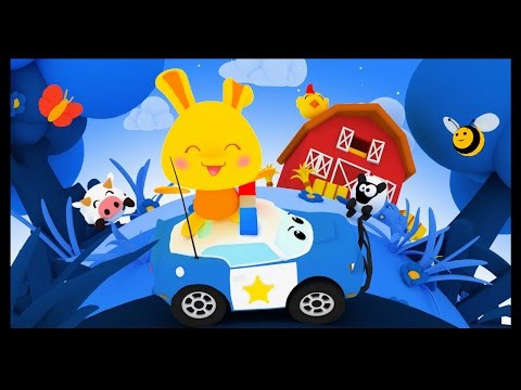 Vroum Vroum Touni - Une voiture sur un mur - Comptines avec les voitures et les camions - Titounis