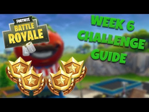HOW TO COMPLETE ALL WEEK 6 CHALLENGES – SEASON 4 | FORTNITE BATTLE ROYALE TIPS/TUTORIALS