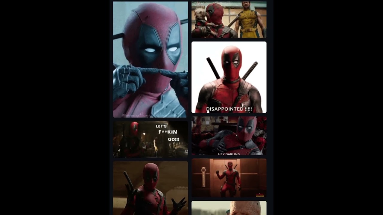 Gifs in a strange order #deadpool #marvel