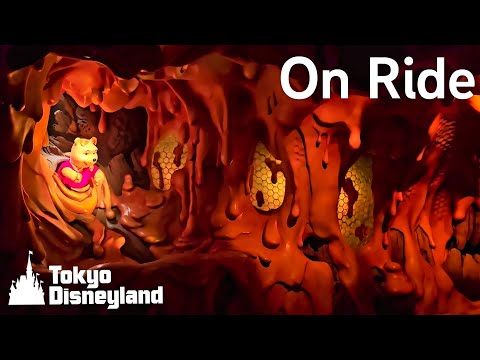 [4K On Ride] Pooh's Hunny Hunt POV - Trackless Ride - Tokyo Disneyland
