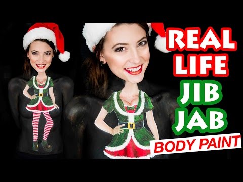 Elf Yourself BODY PAINT Vlog | EXTREME JIB JAB! Video