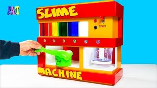 diy how to make a slime machine! how to make a slime with one finger