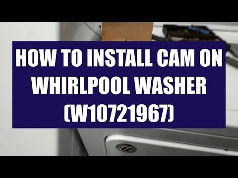 HOW TO INSTALL CAM ON WHIRLPOOL WASHER (W10721967) #fyp #fypシ #appliances #washers #bluecollar #diy