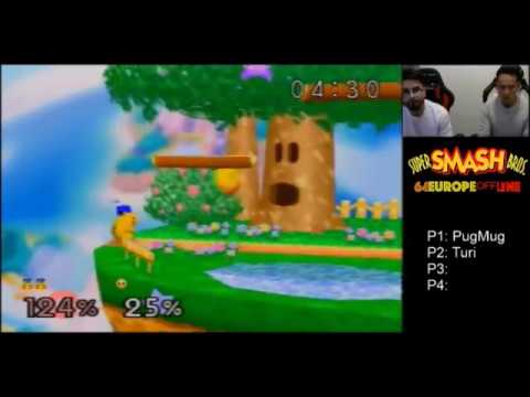 Brussels Smash 64 Meetup 2019 - Singles Pools - Pugmug (P1) vs. Turi (P2)