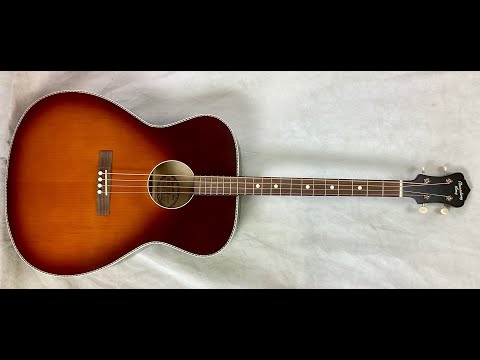 Octave Tenor Guitar (tuned one octave down) / Mandocello / Tenor Guitar conversion Recording King Dirty 30s image 4