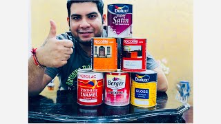 (हिंदी) Enamel paints for wood and metals