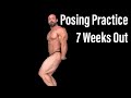 Physique Update | 196lbs | Bodybuilding Posing Practice - 7 Weeks Out
