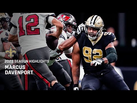 Marcus Davenport's Top Plays 2022 NFL Season | New Orleans Saints