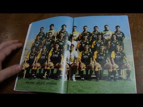 AEK Ajax - Champions' League - September 1994 - match programme