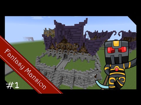 Farrahs - Minecraft Fantasy Builds - Mansion Tutorial - Part 1 of 5 - How to Build a Fantasy Mansion
